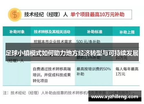 足球小镇模式如何助力地方经济转型与可持续发展